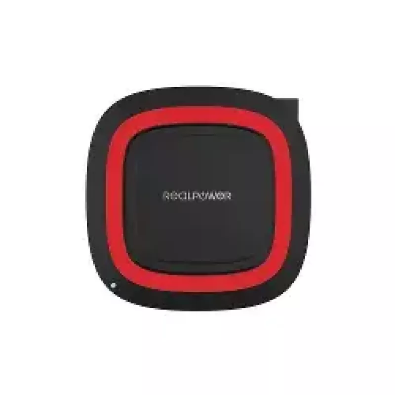 Caricabatterie wireless RealPower FreeCharge-10 smartphone nero rosso