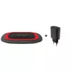Caricabatterie wireless RealPower FreeCharge-10 smartphone nero rosso
