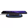 RealPower FreeCharge-10 Stazione di ricarica wireless con adattatore, nero/blu (257640)