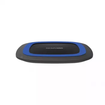 RealPower FreeCharge-10 Stazione di ricarica wireless con adattatore, nero/blu (257640)