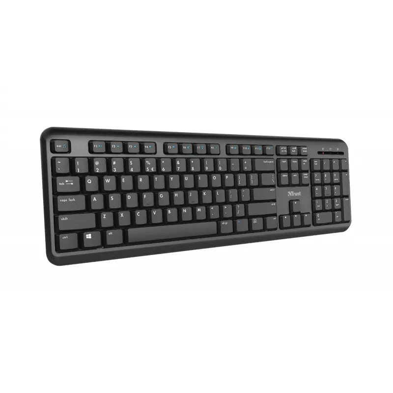 Tastiera Trust Ody Office RF Wireless QWERTZ tedesco nero