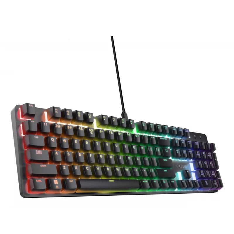 Tastiera gaming Trust GXT 871 Zora meccanica USB RGB nero