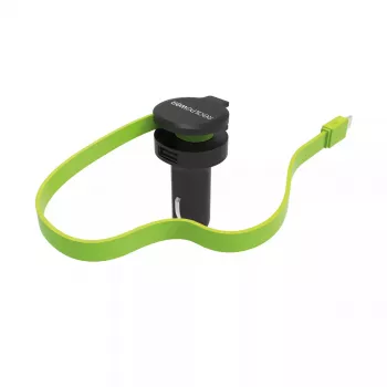 Caricabatterie mobile RealPower 257637 universale nero verde
