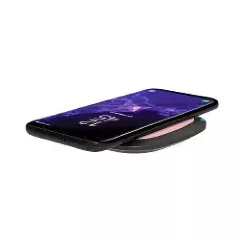RealPower FreeCharge-10 Stazione di ricarica wireless con adattatore, nero/rosa (266105)