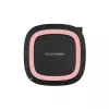 RealPower FreeCharge-10 Stazione di ricarica wireless con adattatore, nero/rosa (266105)