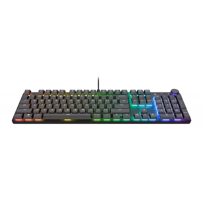 Tastiera gaming Trust GXT 866 Torix meccanica USB QWERTZ nero