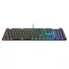 Tastiera gaming Trust GXT 866 Torix meccanica USB QWERTZ nero