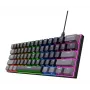 Tastiera gaming Trust GXT 867 Acira USB QWERTZ tedesca nero grigio 60% meccanica RGB