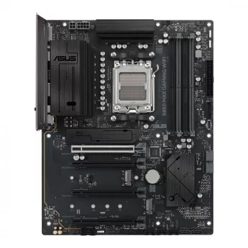 Scheda madre ASUS B850 MAX GAMING WIFI Socket AM5 ATX, AMD B850, DDR5, 4 DIMM, 256 GB, Wi‑Fi 6E, Ethernet 2.5Gb