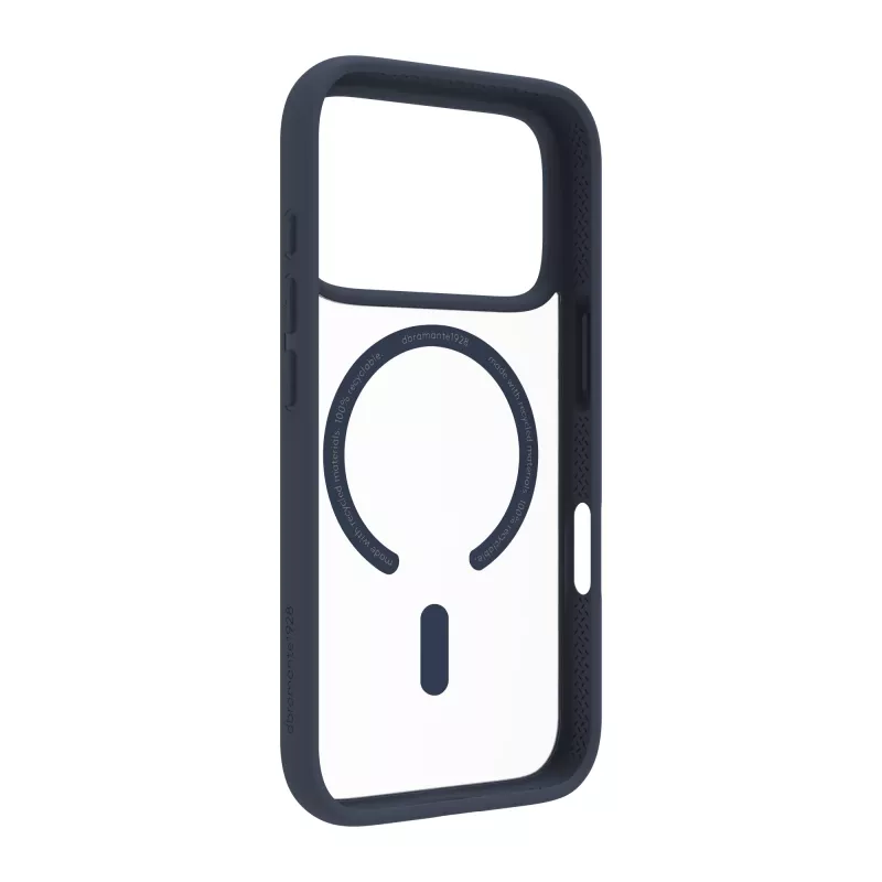 Custodia per cellulare dbramante1928 Grenen MS per Apple iPhone 17 Pro, plastica, blu