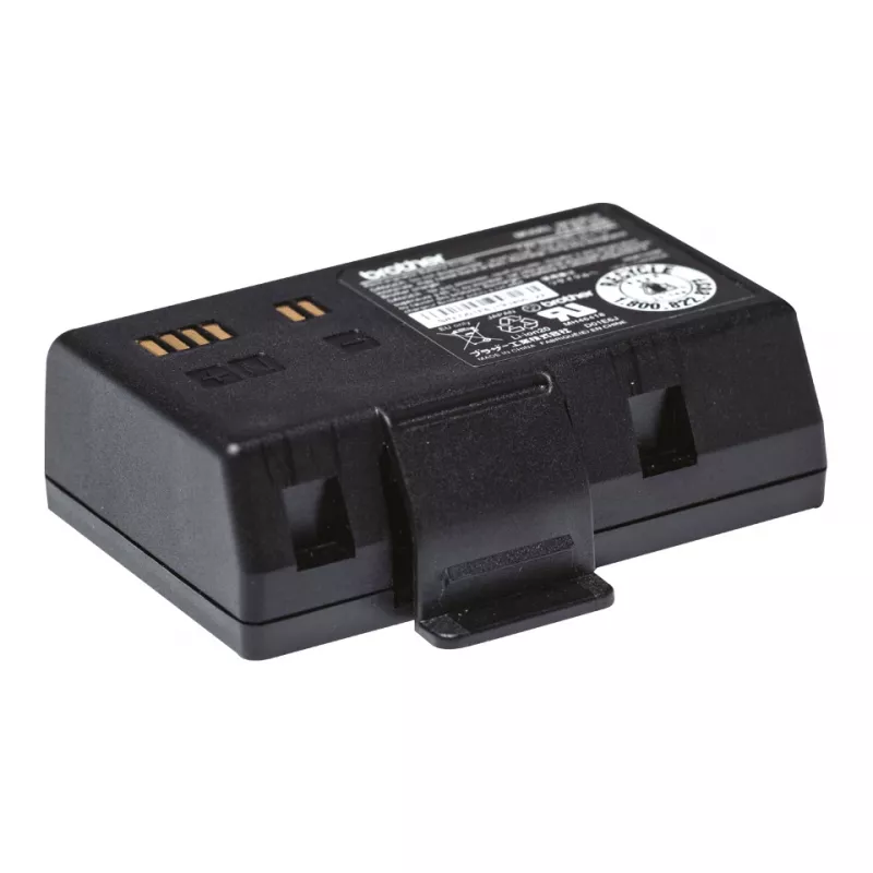 Batteria per etichettatrice Brother PABT009 – compatibile con RJ-3035B e RJ-3055WB, 1 pz., nero