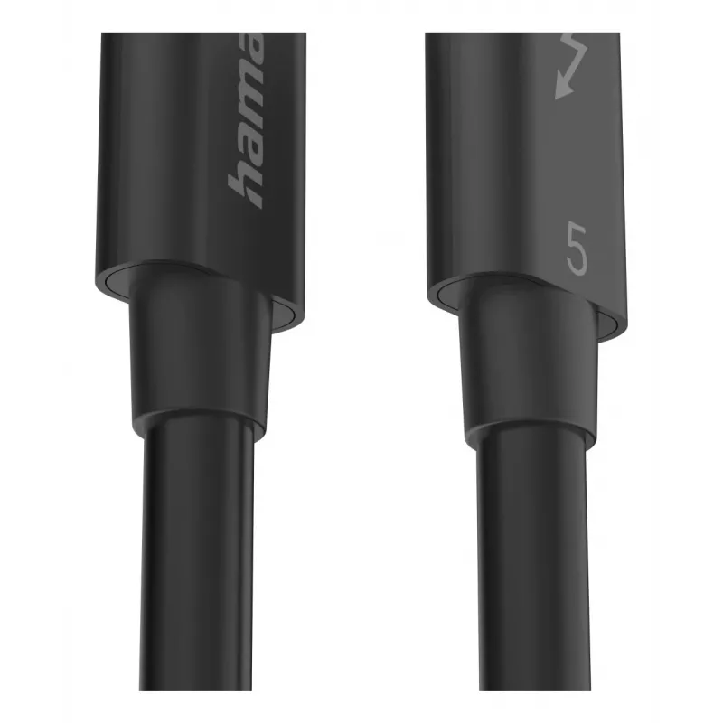Hama Cavo USB-C Thunderbolt 5 80 Gbit/s, 5 A, 240 W, 8K, 1 m
