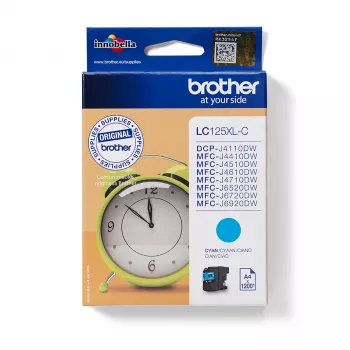 Brother LC-125XLC cartuccia d'inchiostro 1 pz. originale ciano