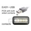 Cavo USB DeLOCK 1 m USB 2.0 A - B maschio/maschio nero