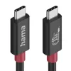 Cavo USB-C Hama, E-Marker, USB4 Gen4, 80 Gbit/s, 5 A, 240 W, 1,00 m