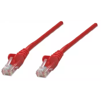 Intellinet Cavo patch di rete, Cat6, 2 m, rosso, CCA, U/UTP, PVC, RJ45, contatti placcati oro, Snagless, protezione anti-piegatura, garanzia a vita