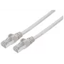 Intellinet Cavo patch di rete, Cat6, 7,5 m, grigio, rame, S/FTP, LSOH / LSZH, PVC, RJ45, contatti placcati oro, protezione anti-aggancio senza linguetta, stampato, garanzia a vita