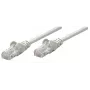 Cavo patch di rete Intellinet, Cat6A, 0,25 m, grigio, rame, S/FTP, LSOH/LSZH, PVC, RJ45, contatti placcati oro, senza linguetta, protezione guaina, garanzia a vita