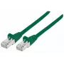 Cavo patch di rete Intellinet, cavo Cat7/connettore Cat6A, 5 m, verde, rame, S/FTP, LSOH/LSZH, PVC, RJ45, contatti placcati oro, senza linguetta, stampato, garanzia a vita