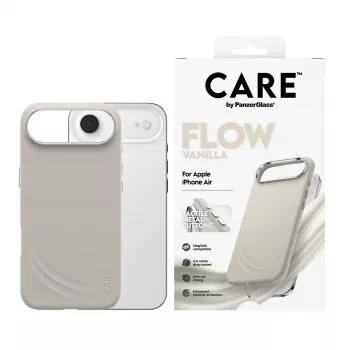 Cover PanzerGlass CARE by Feature FLOW Case Vanilla compatibile MagSafe iPhone Air