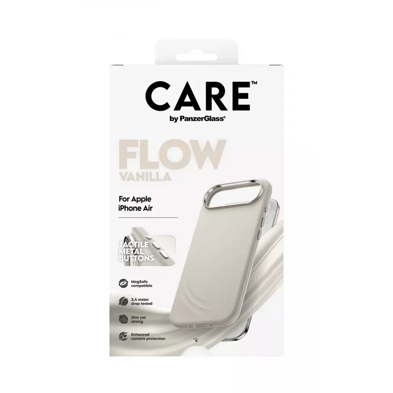 Cover PanzerGlass CARE by Feature FLOW Case Vanilla compatibile MagSafe iPhone Air