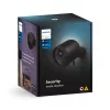 Philips Hue Secure 49267700 telecamera di sicurezza IP cablata, 1080p, Wi-Fi, rilevamento del movimento, audio bidirezionale, nera