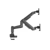 Equip Supporto da tavolo heavy-duty per doppio monitor 17-35 pollici, nero