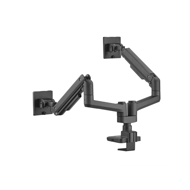 Equip Supporto da tavolo heavy-duty per doppio monitor 17-35 pollici, nero