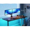 Equip Supporto da tavolo heavy-duty per doppio monitor 17-35 pollici, nero