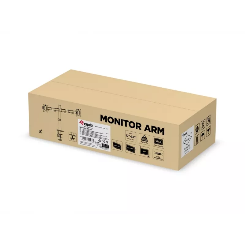Equip Supporto da tavolo per doppio monitor articolato 17-32 pollici