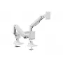 Equip Supporto da tavolo heavy-duty per doppio monitor 17-35 pollici, bianco