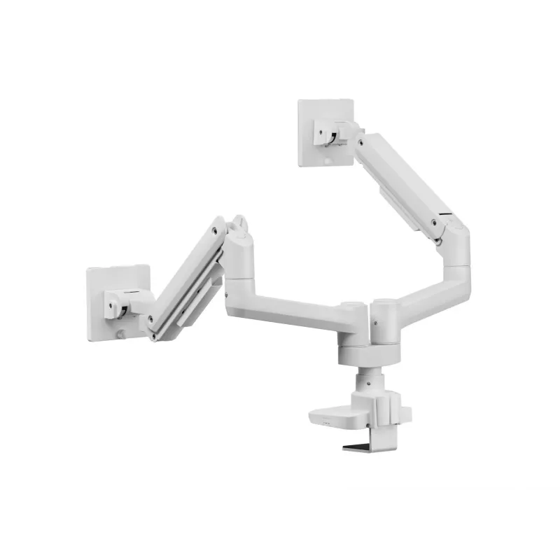 Equip Supporto da tavolo heavy-duty per doppio monitor 17-35 pollici, bianco