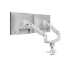 Equip Supporto da tavolo heavy-duty per doppio monitor 17-35 pollici, bianco