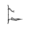 Equip Workstation da parete per un monitor 17 pollici – 32 pollici