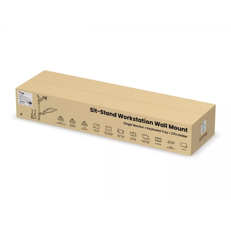 Equip Workstation da parete per un monitor 17 pollici – 32 pollici
