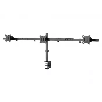 Equip Supporto da tavolo per triplo monitor a braccio articolato 17-32 pollici morsetto/passaggio scrivania 21 kg