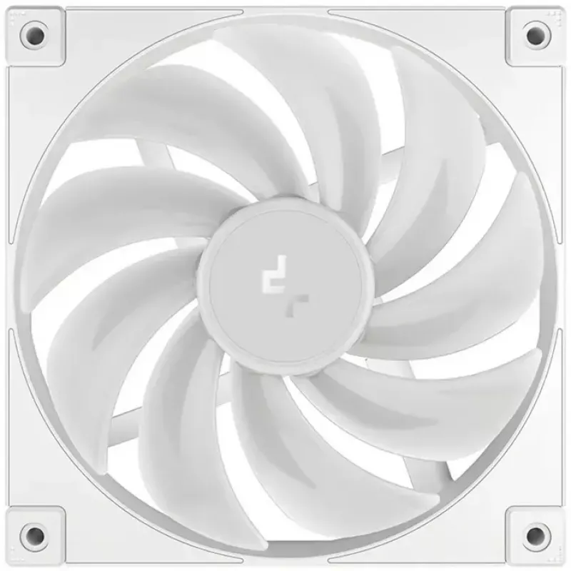 Ventola di raffreddamento DeepCool FD14 ARGB bianco 140mm 3in1 — 140 mm, ARGB, bianco, confezione da 3