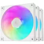 Ventola di raffreddamento DeepCool FD14 ARGB bianco 140mm 3in1 — 140 mm, ARGB, bianco, confezione da 3