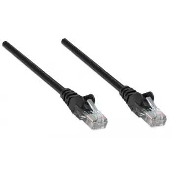Cavo patch di rete Intellinet, Cat6A, 0,25 m, nero, rame, S/FTP, LSOH/LSZH, PVC, RJ45, contatti placcati oro, protezione linguetta, con guaina, garanzia a vita