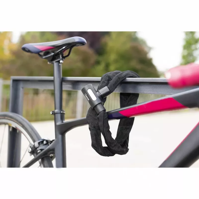 Hama 00178138 lucchetto per bicicletta nero 1200 mm catena