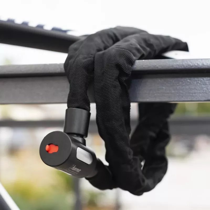 Hama 00178138 lucchetto per bicicletta nero 1200 mm catena