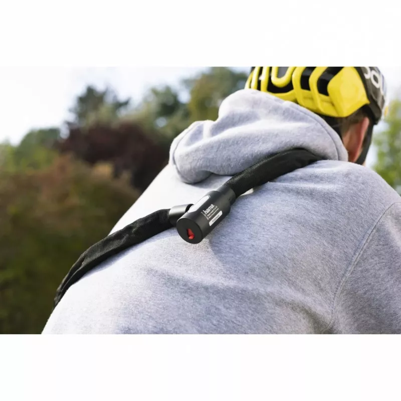 Hama 00178138 lucchetto per bicicletta nero 1200 mm catena