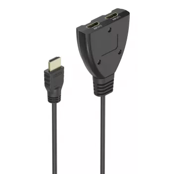 Hama 4K HDMI switch 2x1, 2x connettore femmina HDMI - 1x connettore maschio HDMI