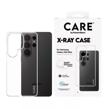 Custodia protettiva CARE X-Ray di PanzerGlass per Samsung Galaxy S26 Ultra (CR28792) – cover protettiva trasparente per telefoni