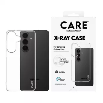 Custodia protettiva PanzerGlass CARE X-Ray per Samsung Galaxy S26+ (CR41489) — custodia protettiva trasparente per cellulare