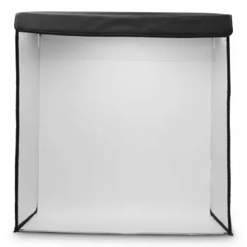 Mini studio fotografico HAMA box pieghevole con ring light LED 50×50 cm, modello 00004664