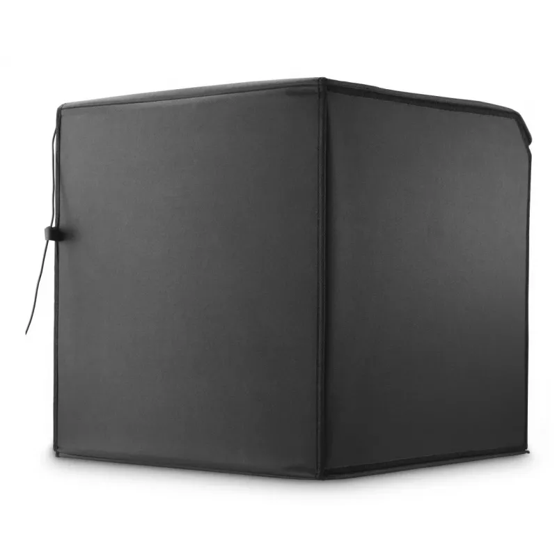 Mini studio fotografico HAMA box pieghevole con ring light LED 50×50 cm, modello 00004664