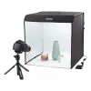 Mini studio fotografico HAMA box pieghevole con ring light LED 50×50 cm, modello 00004664