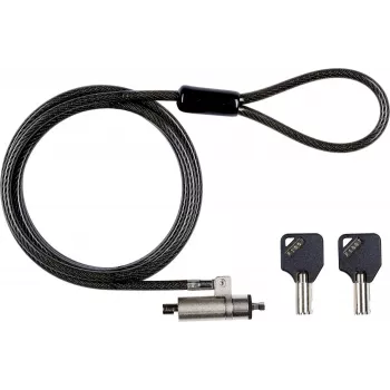 eSTUFF GLB220301 lucchetto con cavo nero 1,8 m