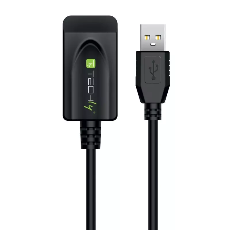 Techly IUSB-REP220TY3 cavo USB USB 2.0 20 m USB A nero
